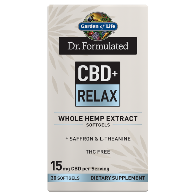 Dr. Formulated CBD+ Relax 30 Softgels